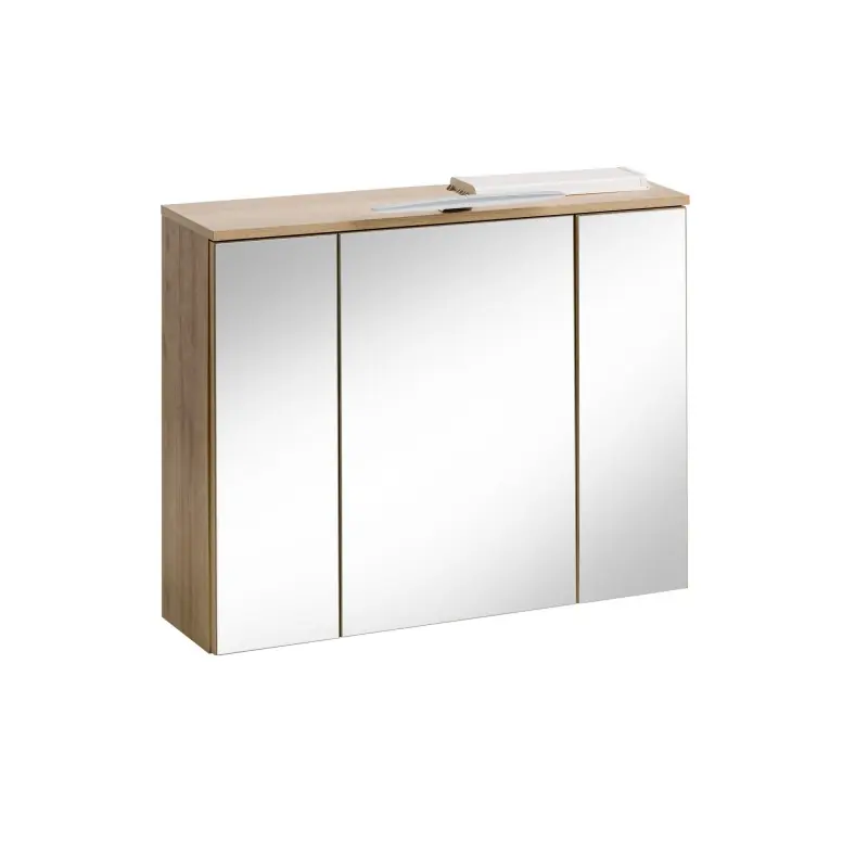 Comad Remik Riviera 843 Szafka z lustrem i oświetleniem LED 80x20x68 cm dąb riviera REMIKRIVIERAOAK843-80