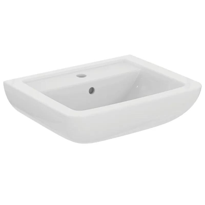 Ideal Standard Eurovit Umywalka wisząca 55x44 cm z otworem na baterię z przelewem biała K284701