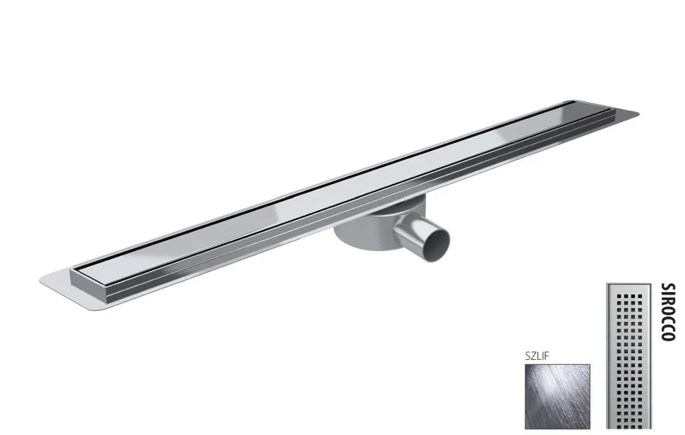 Wiper New Premium Slim Sirocco Zestaw Odpływ liniowy 110 cm szlif 100.3386.02.110