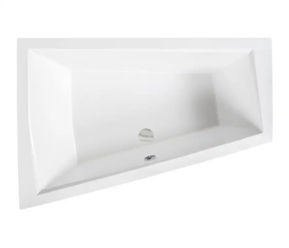 Besco Intima Duo Wanna narożna asymetryczna 180x125 cm lewa biała WAID-180-NL