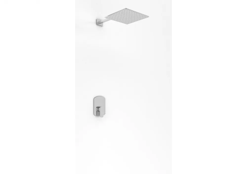 Kohlman Foxal Zestaw prysznicowy podtynkowy z deszczownicą 35 cm chrom QW220FQ35