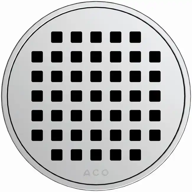 Aco Easyflow E Quadrato Ruszt do odpływu punktowego 12,6 cm stalowy 5141.25.22