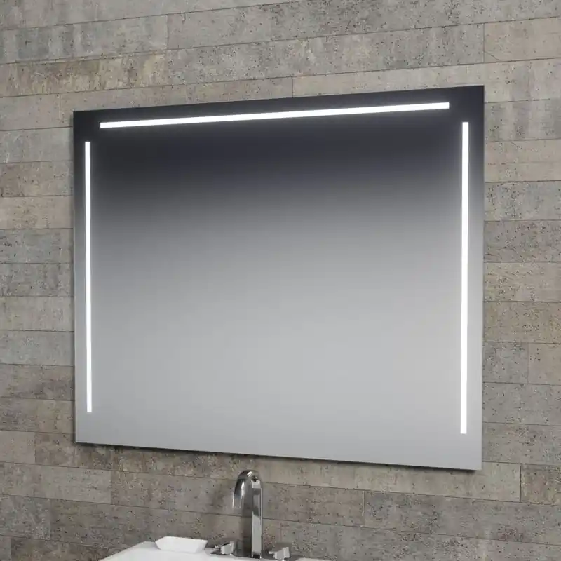 MCJ Easy Alu 03 Lustro ścienne 60x80 cm z oświetleniem LED MCJEASYALU0360X80
