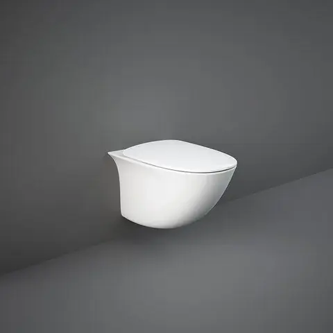 RAK Ceramics Sensation Toaleta WC 52x38 cm bez kołnierza biała lśniąca SENWC1446AWHA