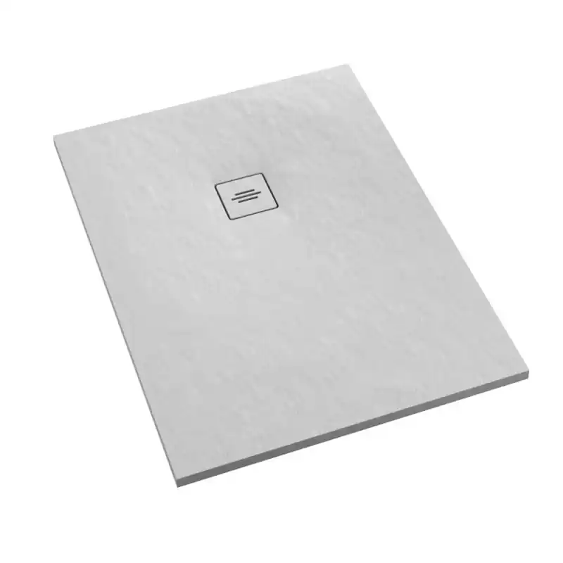 Schedline Protos White Stone Brodzik prostokątny 70x100 cm biały 3SP.P1P-70100/B/ST-M1/B/ST