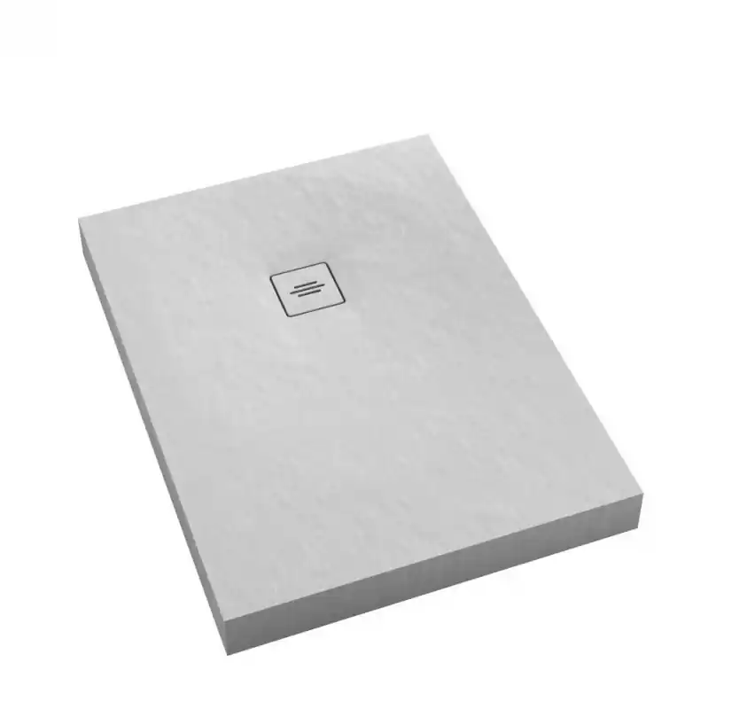 Schedline NonLimits White Stone Brodzik prostokątny 70x90 cm biały 3ST.N1P-7090/B/ST-M1/B/ST