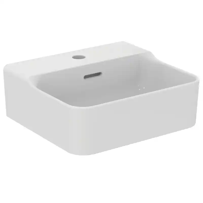 Ideal Standard Conca Umywalka wisząca lub meblowa 40x35 cm z przelewem z otworem na baterię biała T387601