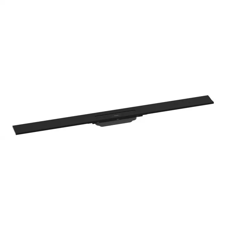 Hansgrohe RainDrain Flex Odpływ liniowy przyścienny 100 cm czarny mat 56053670