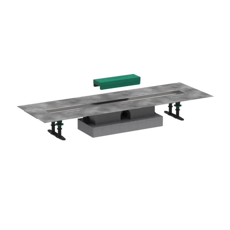 Hansgrohe uBox Universal Zestaw do montażu płaskiego 80 cm kompletny do odpływu liniowego do wyłożenia płytkami 56018180
