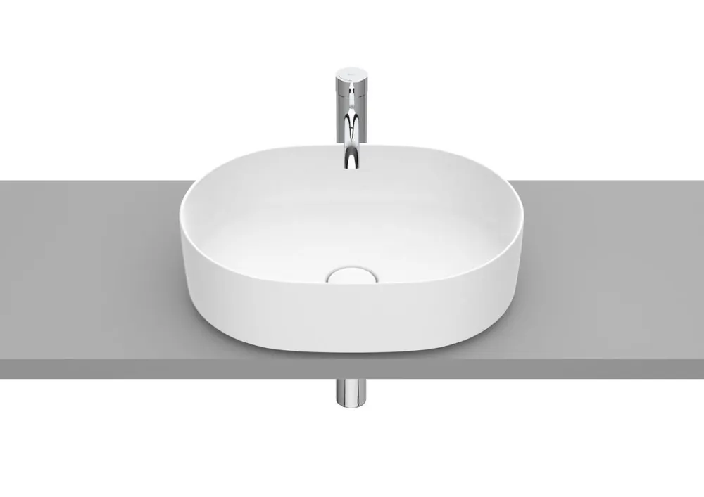 Roca Inspira Umywalka nablatowa 50x37 cm biały mat A327520620