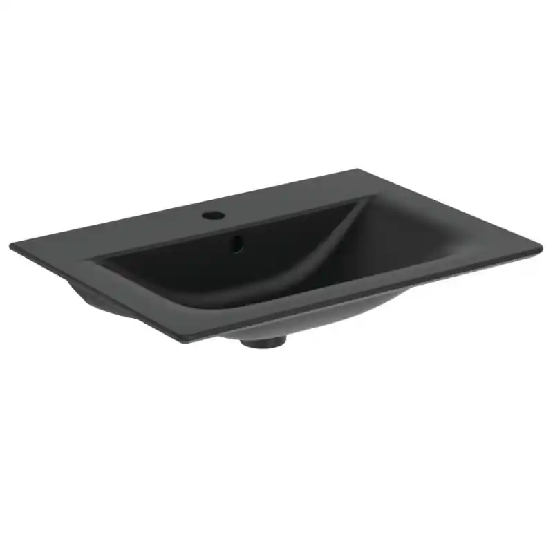 Ideal Standard Connect Air Umywalka meblowa lub wisząca 64x46 cm czarny mat E0289V3