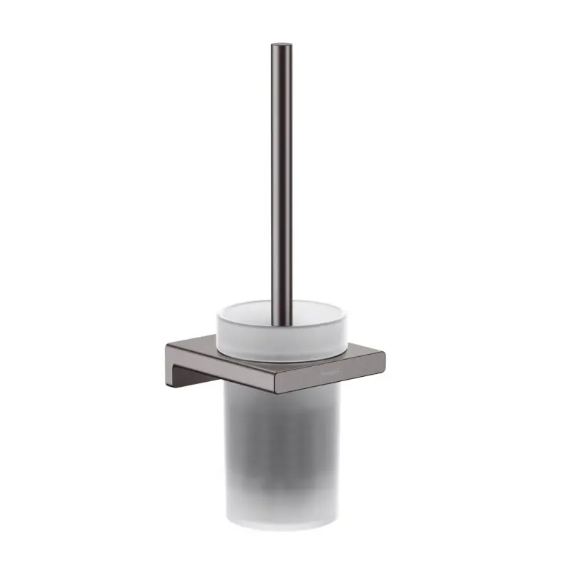 Hansgrohe AddStoris Szczotka WC czarny chrom szczotkowany 41752340