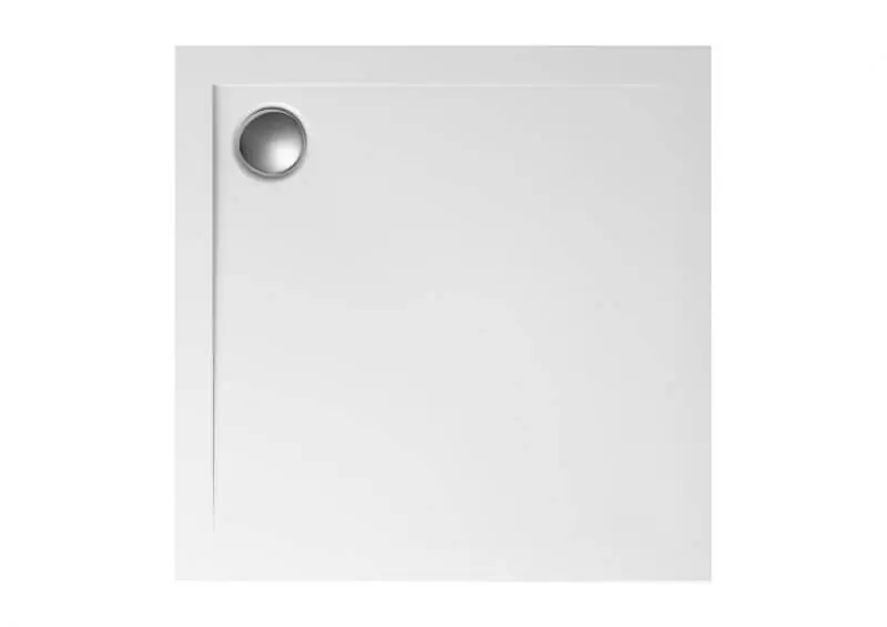 Polimat Geos Brodzik kwadratowy 80x80 cm biały 00378