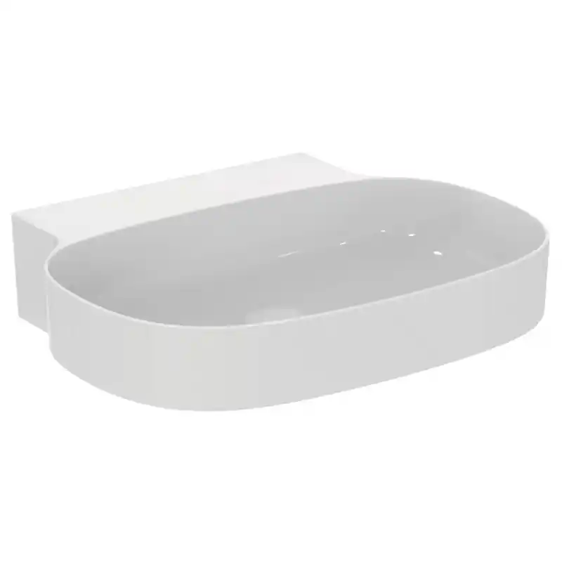 Ideal Standard Linda-X Umywalka wisząca 60x50 cm bez otworów na baterię bez przelewu biała T439501