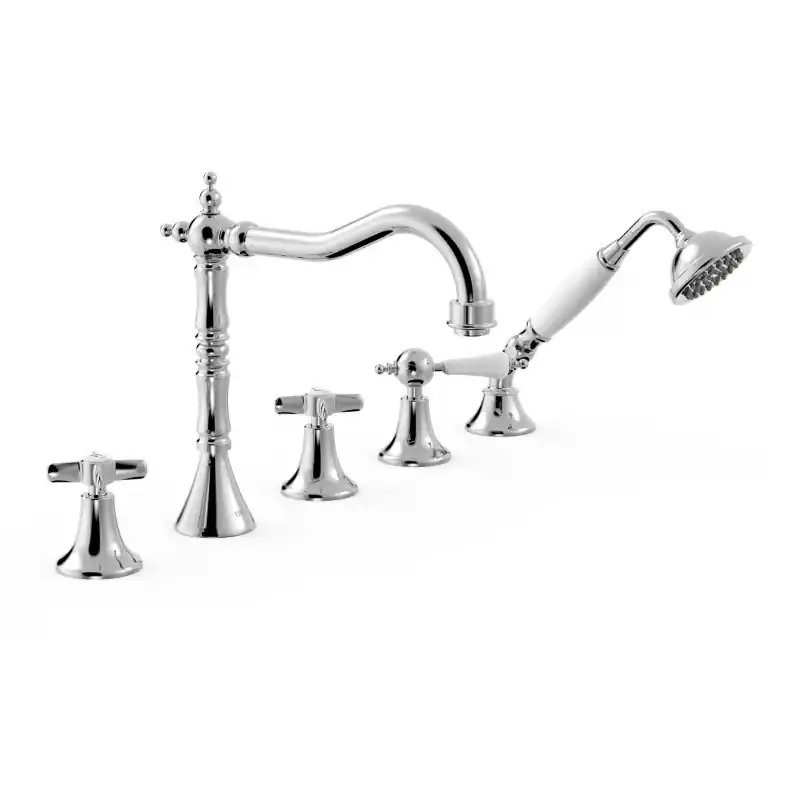 Tres Clasic Bateria nawannowa 5 otworowa chrom 24214601