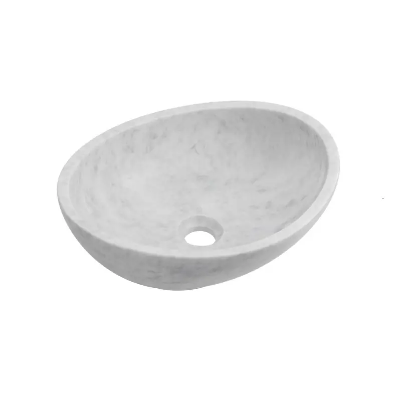 AD Naturalnie Kelud Umywalka nablatowa 41x33 cm biała KUN-001BI