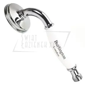 Burlington Słuchawka prysznicowa ceramiczna chrom/biały V29 W MAGAZYNIE!!