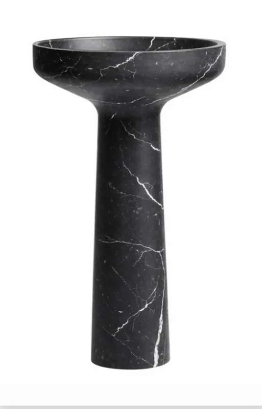 Antonio Lupi Ago185 Umywalka wolnostojąca Ø 50 cm Marmo Nero Marquinia AGO185NM