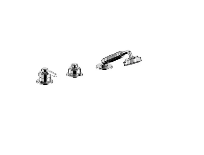 Alpi Le Grand Bateria wannowa na brzeg wanny 3-otworowa chrom LGM27D371CR