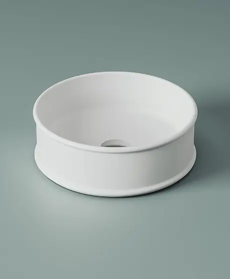 Artceram Atelier Umywalka nablatowa Ø44 cm biała ATL00101;00