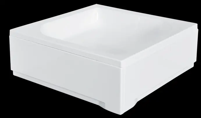 Besco Ares Brodzik Kwadratowy 70x70 biały BAA-70-KW