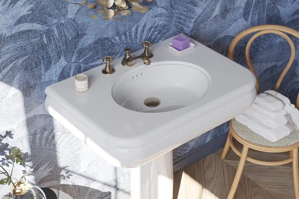 Bleu Provence Romantica Umywalka ścienna 80x54 white BP380