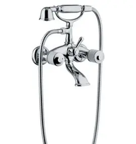 Bongio Cristallo bateria wannowa ścienna z prysznicem 04526