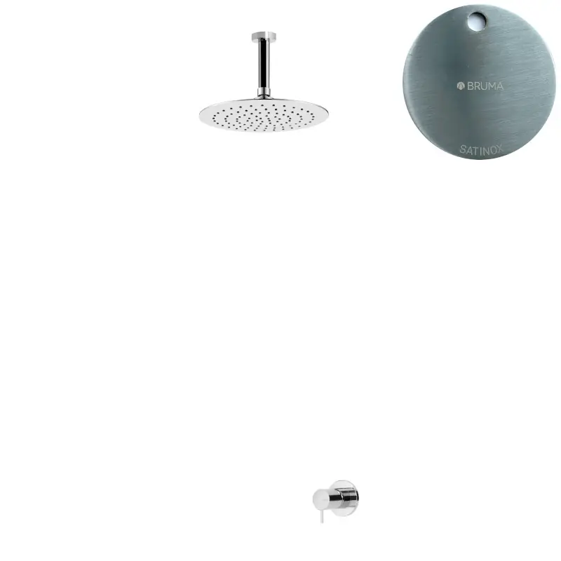Bruma Leaf2 Bateria natryskowa podtynkowy z deszczownicą Ø 250 mm Satinox 1675622ST