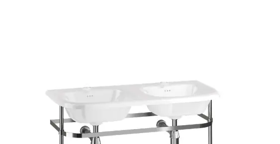 Burlington Chalfont Umywalka 100x47 biały połysk B10DE