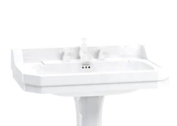 Burlington Edwardian Regal Umywalka 80x51 biała B183TH