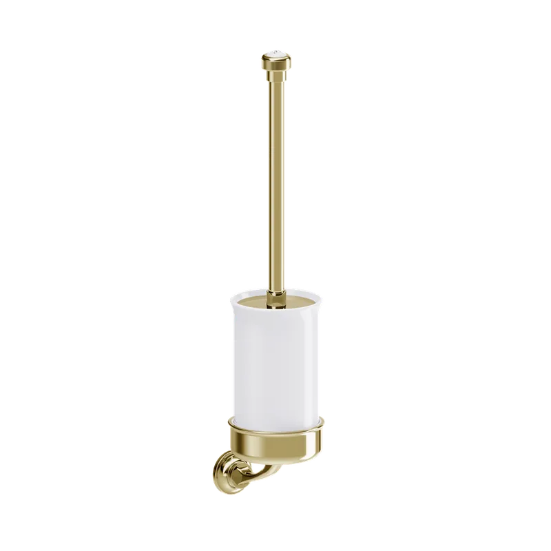 Burlington Guild Szczotka WC gold GU025G
