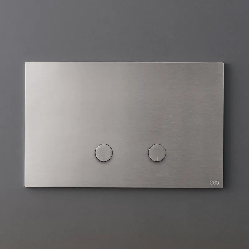 CEA Hydroplate Przycisk podwójny do spłuczki Geberit Satin Stainless Steel PLA01S