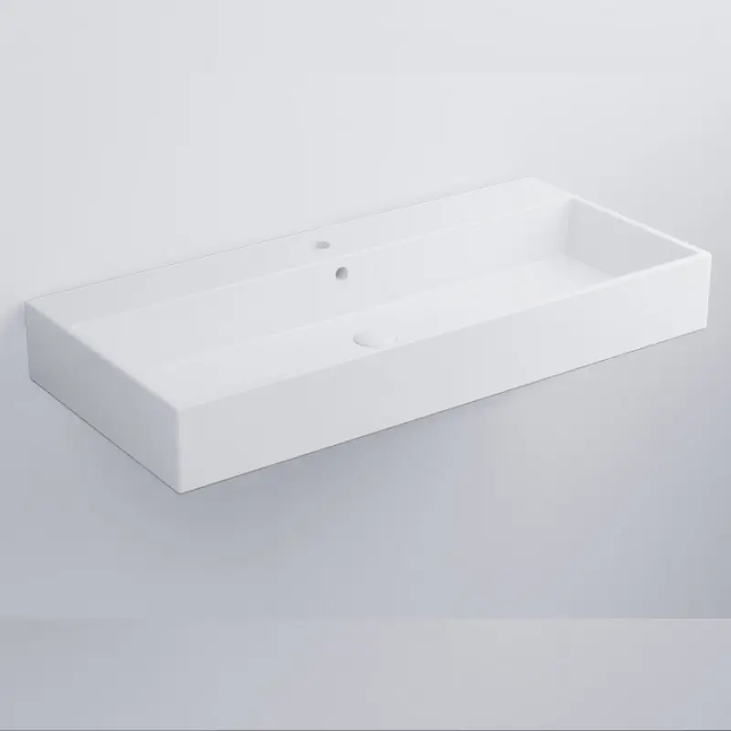 Cielo Smile Umywalka 100x46 cm prostokątna ścienna/stawiana Biały SMLAA100