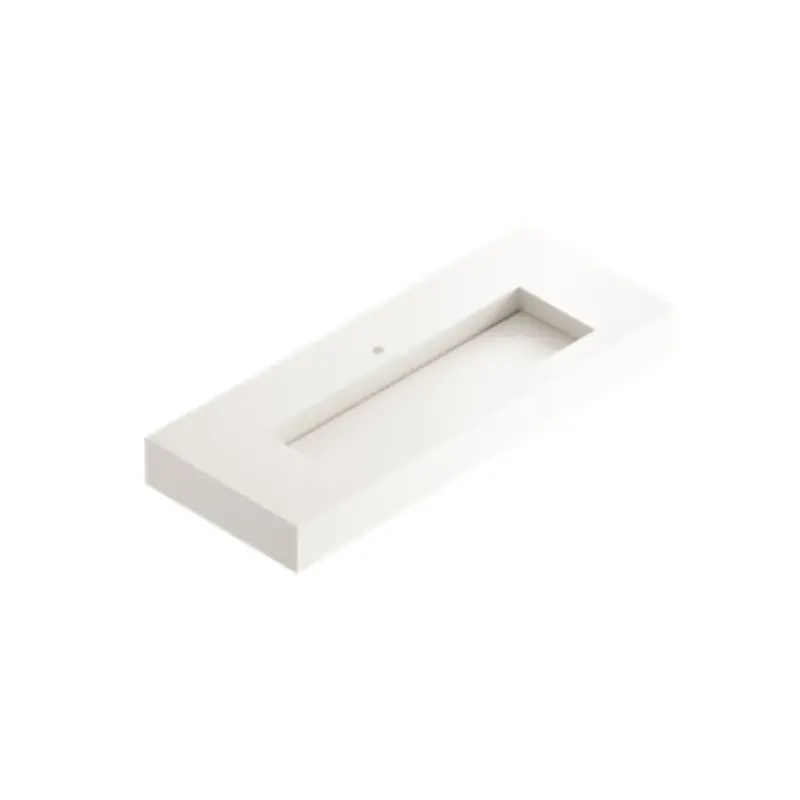 Cosentino Silence M Umywalka nablatowa niecka 90x30 cm biały SilenceM9030