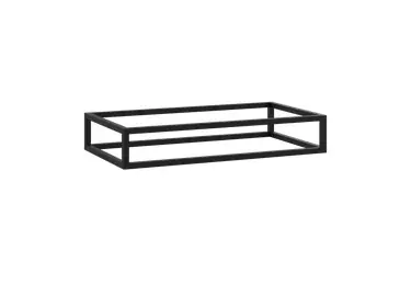 Cristalstone Stelaż pod umywalkę 80 x 45 x 15 cm czarny mat ST800-01