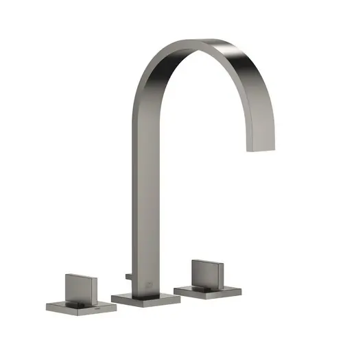 DornBracht Mem Bateria umywalkowa 3-otworowa z korkiem automatycznym Dark Platinium matt 2071578299