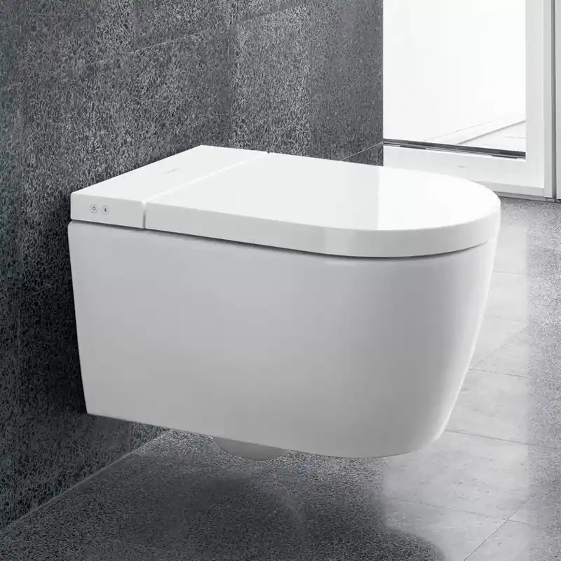 Duravit SensoWash Starck F Plus Miska wisząca z deską z funkcją mycia biała 650000012004320