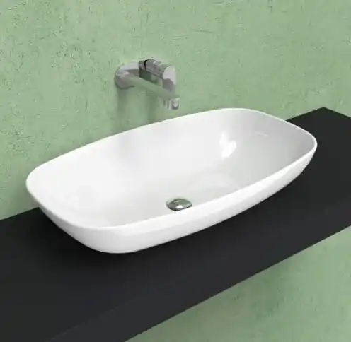 Flaminia Nuda Umywalka stawiana na blat 75x43 cm Biały ND75A