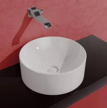 Flaminia Twin Set Slim 42 Umywalka stawiana na blat Ø 42 cm biała TW42C
