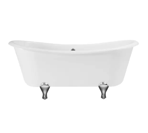 Gentry Home Bateau Wanna wolnostojąca 165x71 z nogami biały 9301+9308-C