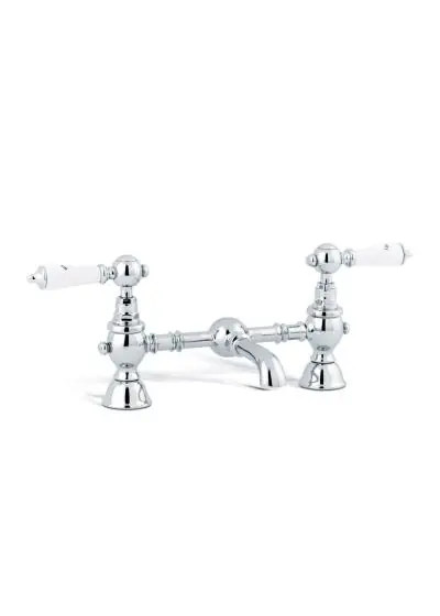 Gentry Home Berkeley Bateria umywalkowa 2-otworowa rozstaw 15 cm Chrom 8349