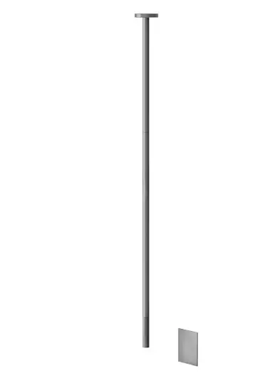 Gessi 316 Cesello Bateria umywalkowa elektroniczna sufitowa element zewnętrzny steel brushed 54426.239