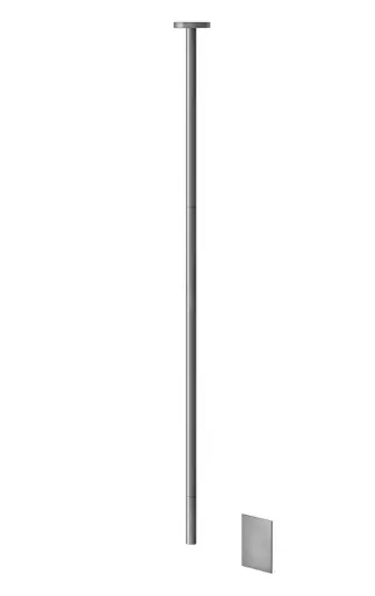 Gessi 316 Flessa Bateria umywalkowa elektroniczna sufitowa element zewnętrzny steel brushed 54026.239
