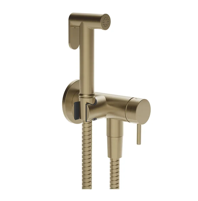 Gessi Anello Bidetka z mieszaczem/słuchawką warm bronze brushed PVD 45130.726
