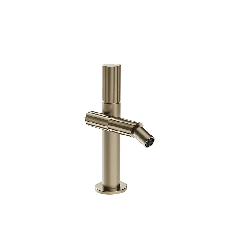 Gessi Incastri Bateria bidetowa bez korka Finox Brushed Nickel 75068.149
