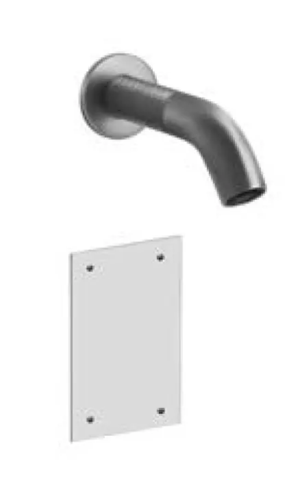 Gessi MECCANICA Mieszacz ścienny elektroniczny element zewnętrzny steel brushed 54214.239