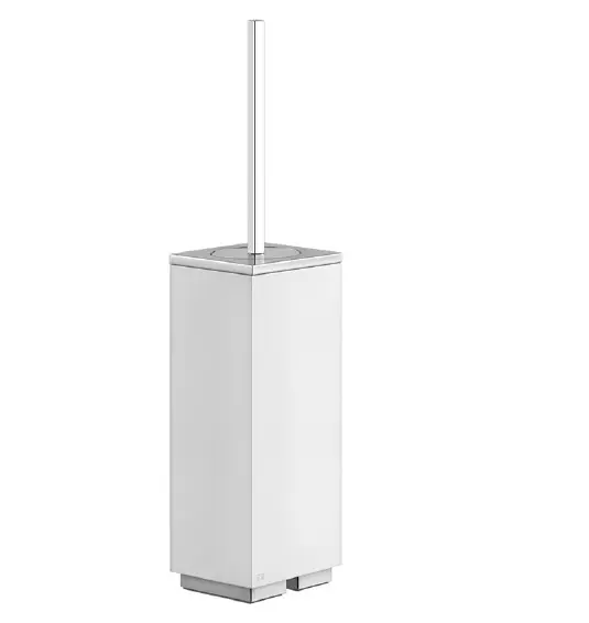 Gessi Rettangolo Szczotka WC (biała) wolnostojąca chrom 20843.031