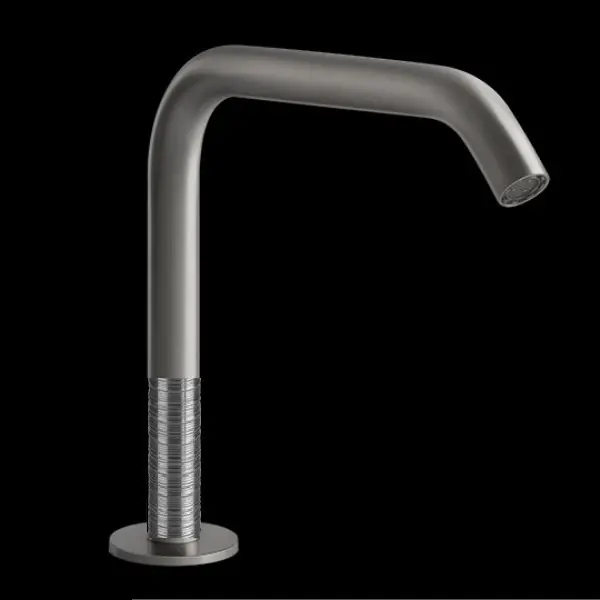 Gessi TRAME Bateria umywalkowa elektroniczna jednootworowa steel brushed 54381.239