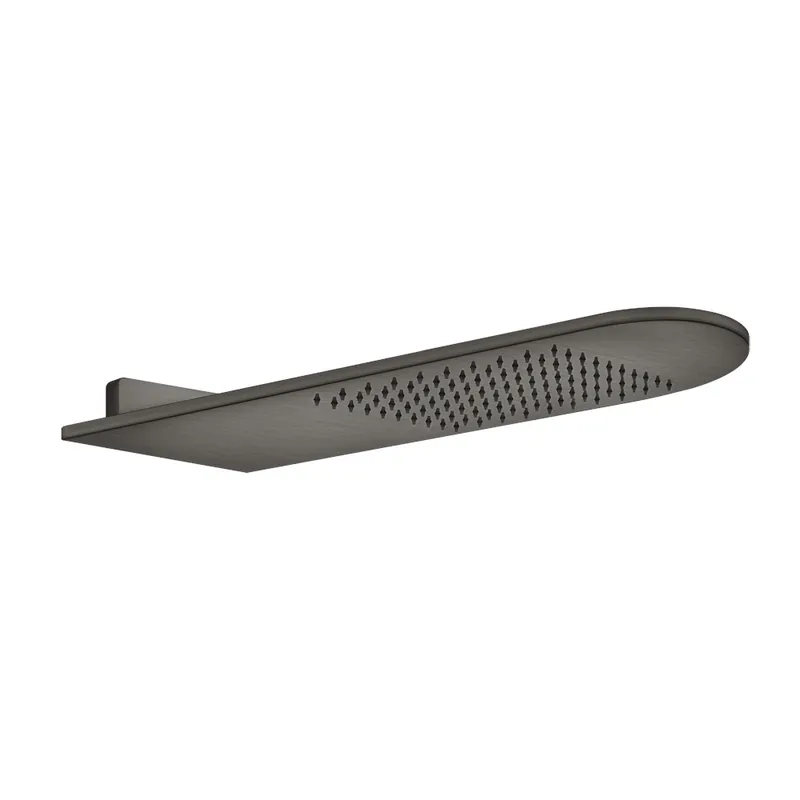Gessi Ventaglio Deszczownica prysznicowa ścienna Black Metal Brushed PVD 45163.707