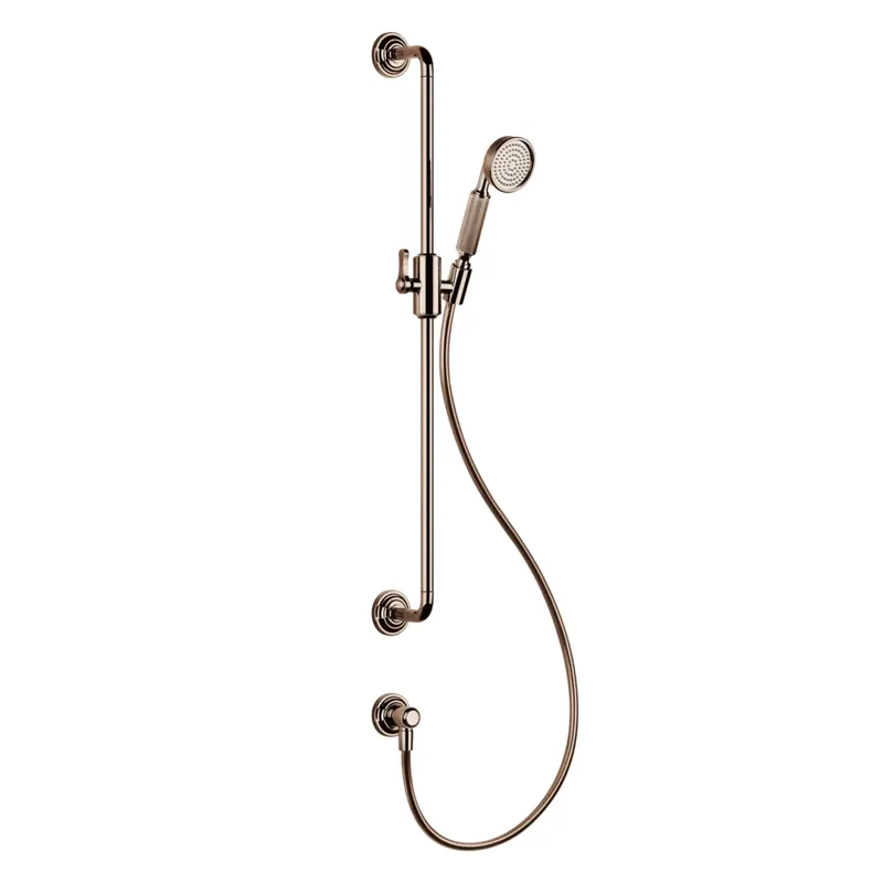 Gessi Venti20 Drążek prysznicowy ze słuchawką,wężem 150 cm i przyłączem wody copper pvd 65142.030
